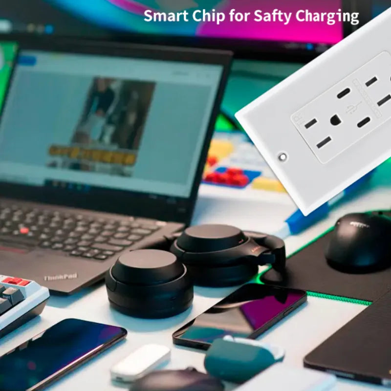Dual Type-C Power Outlet