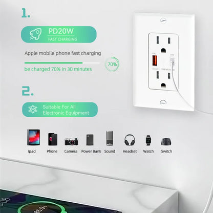 20A Smart USB Charger