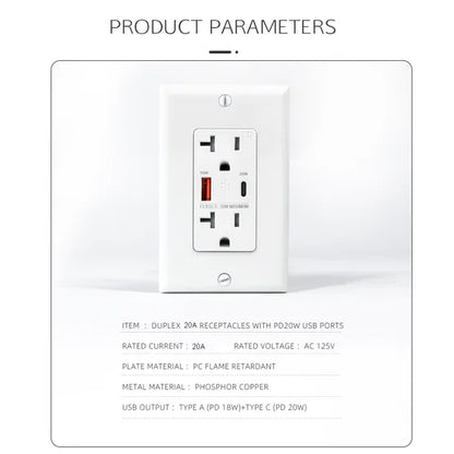 Smart USB Charging Receptacle