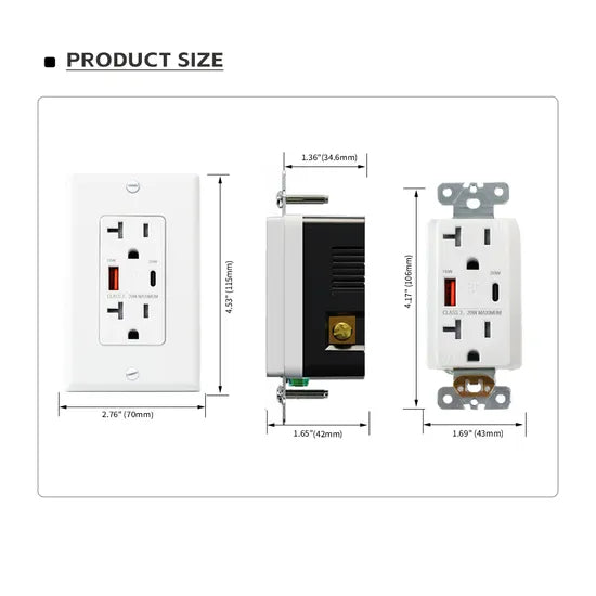 Smart USB Charging Receptacle